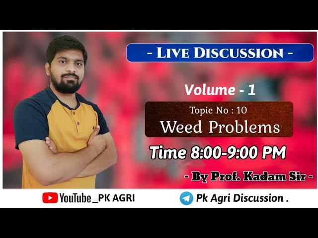 Topic 10 - Weed Problems