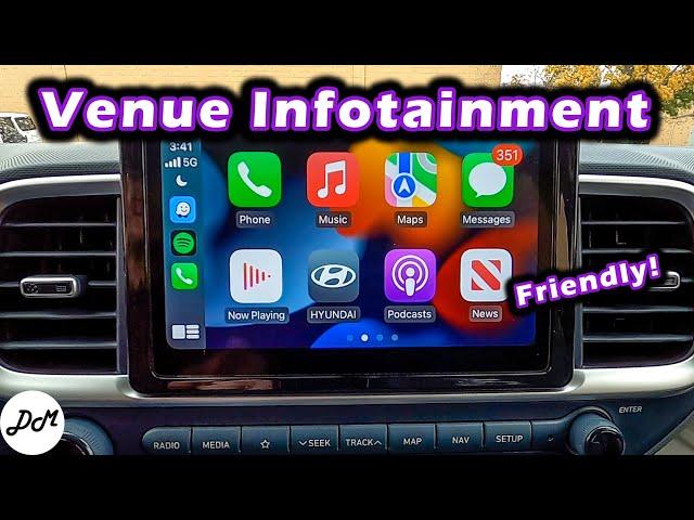 2022 Hyundai Venue — Infotainment Review | Touchscreen, Apple CarPlay, Android Auto How-To