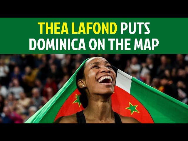 THEA LAFOND MAKES HISTORY BY WINNING TRIPLE JUMP GOLD - Watch Quick Details & Some Fan Reactions