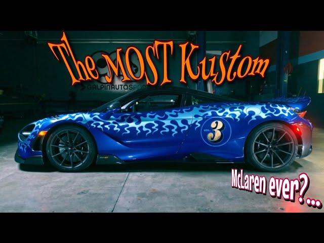 Von Dutch flames on a McLaren 765LT!! Precision meets Kustom!