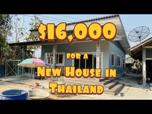 Building a Brand New House in Thailand for $16,000 USD