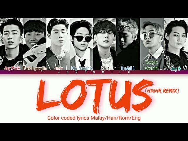 LOTUS Remix - 박재범, PARK HYEON JIN, JMIN, BIG Naughty, pH-1, TRADE L, Woodie Gochild, JAY B lyrics