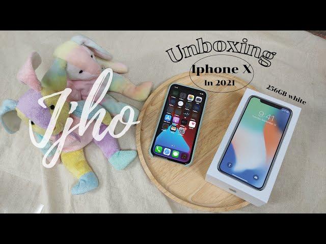 Unboxing iPhone X in 2021 ~  iPhone X in 2021  ~️