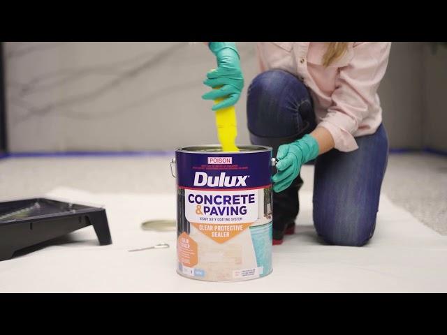 How To Apply Clear Protective Sealer | Dulux Concrete & Paving