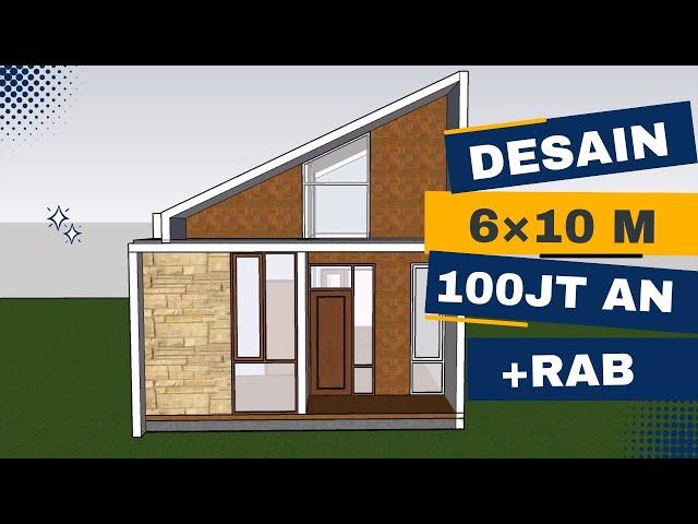 Desain Rumah 6×10 M Didesa Modern Tapi Murah