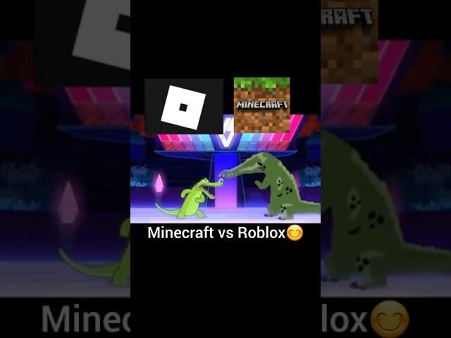 Minecraft VS Roblox  #shorts #roblox #minecraft