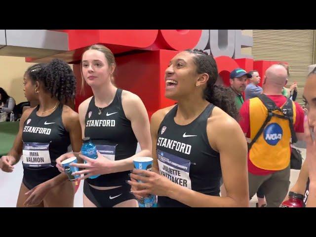 Juliette Whittaker Anchors Stanford To Epic DMR Victory At NCAA Indoor Championships