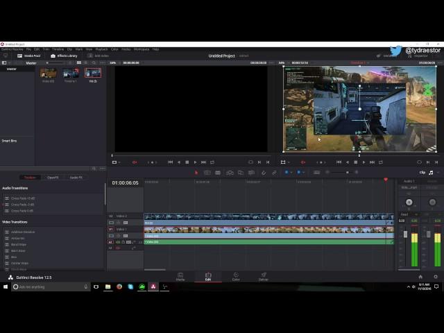 How to overlay video in DaVinci Resolve Detailed