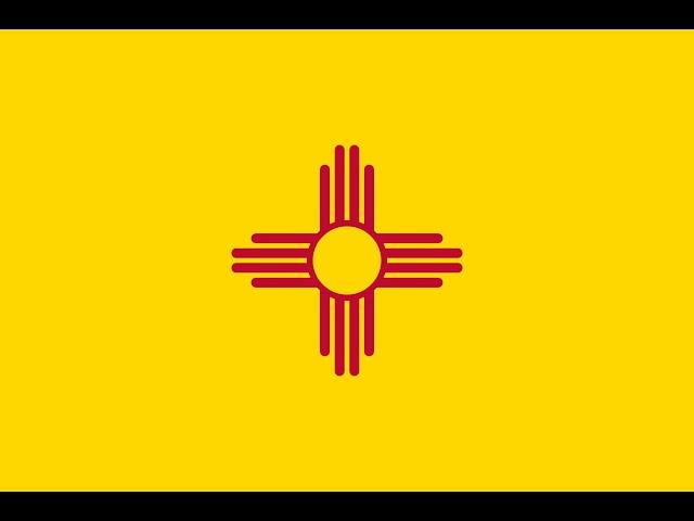 Flag of New Mexico. USA.