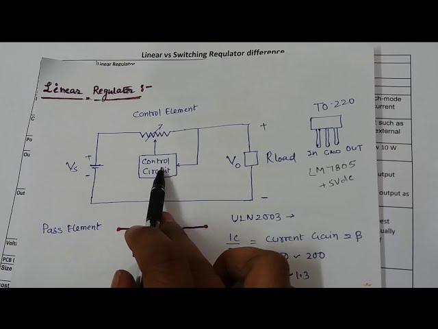 12 Key Difference B/W Linear Voltage Regulator and Switching Voltage Regulator || Voltage Regulators