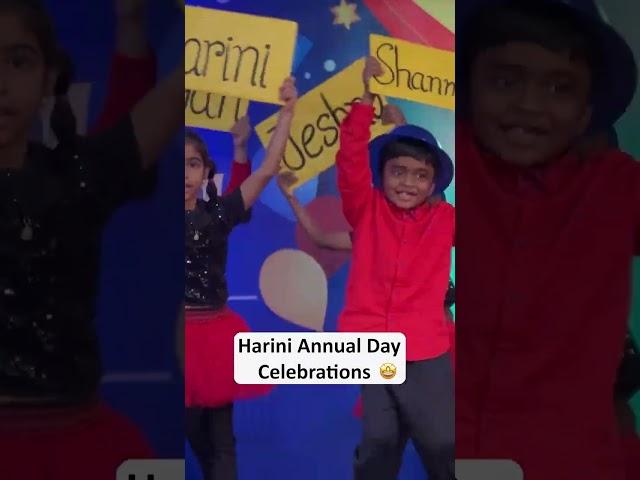 Harini Annual Day Celebrations ||#ytshorts #shorts#harinipapa #cutiepie #mahishivan #tamadamedia