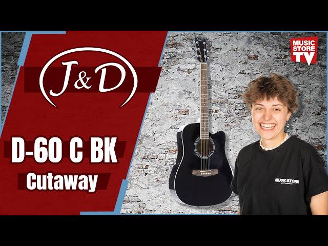 JACK & DANNY - D-60 Cutaway BK Acoustic guitar