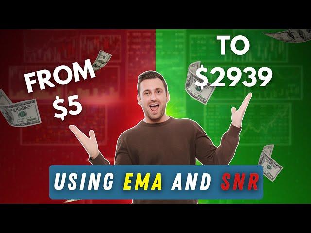 Turn $5 into $2939 With 30 second Trades | My Secret SNR & Moving Average Strategy! | Pocket Option