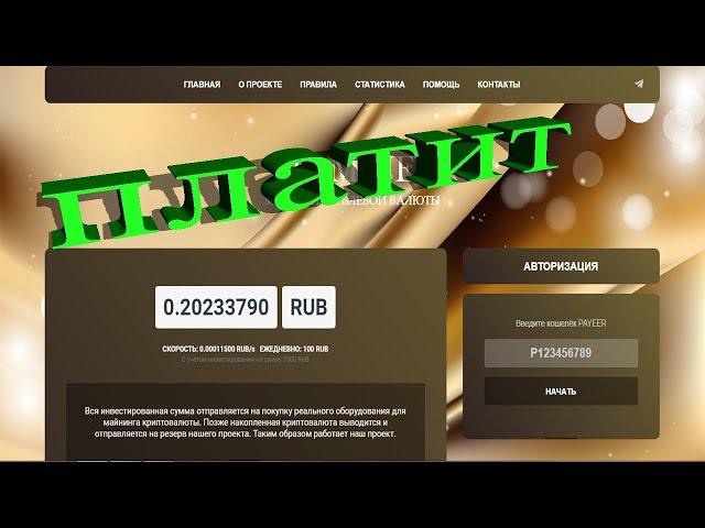 allminer.best отзывы хайп платит / тариф 10% за 24 часа