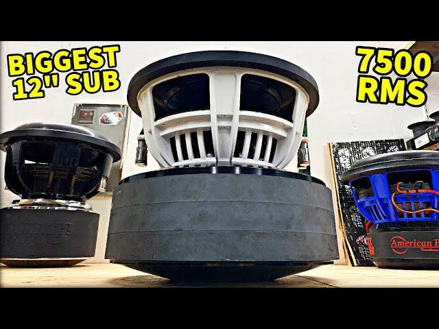 WORLDS BIGGEST 12 SUBWOOFER | 7500 Watts RMS | FULL TILT | Review