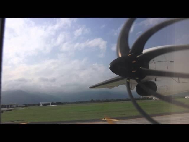 2015.9 立榮航空Uni Air ATR72-600 臺東機場 TTT - 臺北松山機場TSA 航程景