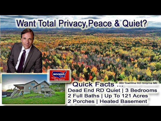 Home With Land In Maine | (Up To 88 Acres) Maine Real Estate