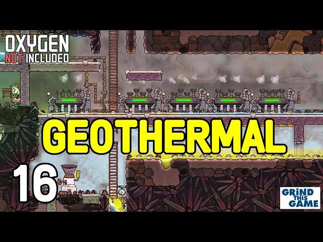 Massive Geothermal POWER #16 - Frosty Planet Pack DLC - Oxygen Not Included