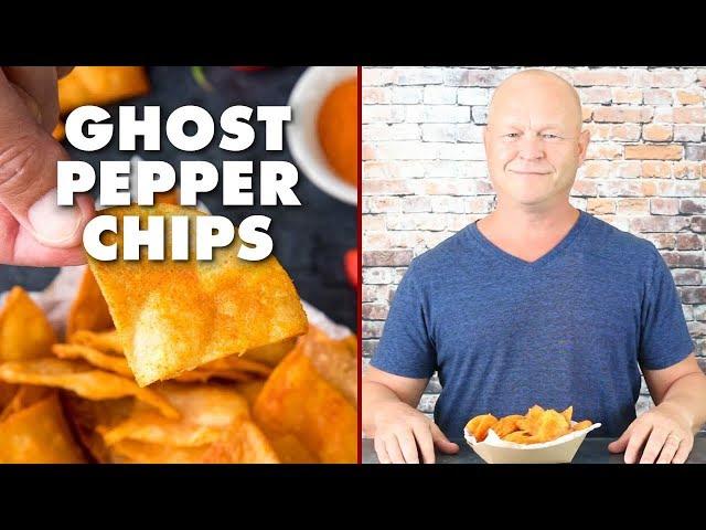 Homemade Ghost Pepper Chips - Chili Pepper Madness