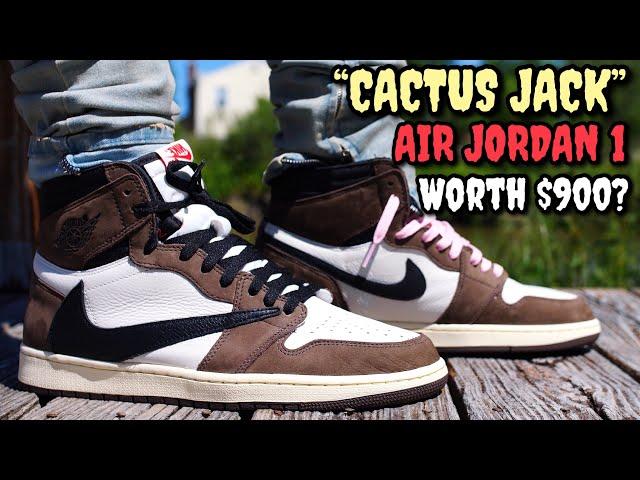 WORTH THE HYPE!? TRAVIS SCOTT/CACTUS JACK AIR JORDAN 1 ON FEET REVIEW! EVERYTHING YOU NEED TO KNOW!