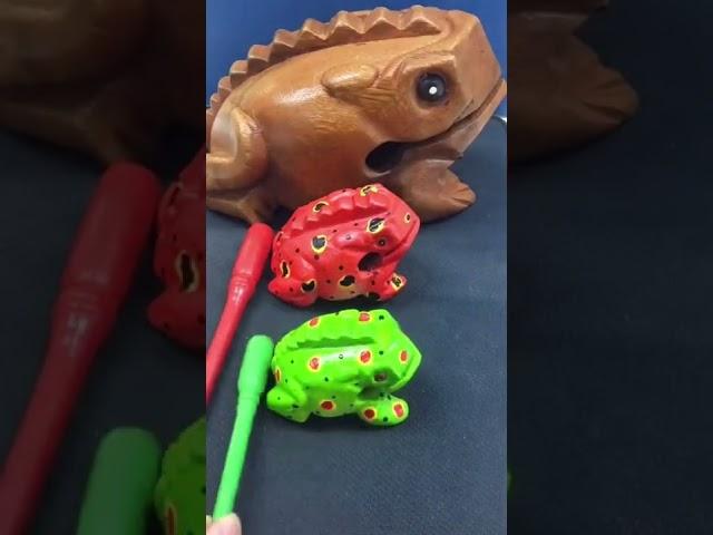 크기별로 소리가 다른 #나무 #두꺼비