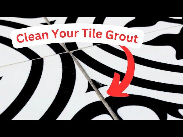 Clean Tile Grout in Minutes! | Easily Clean WHITE Grout with Everyday Products | #diy #grout