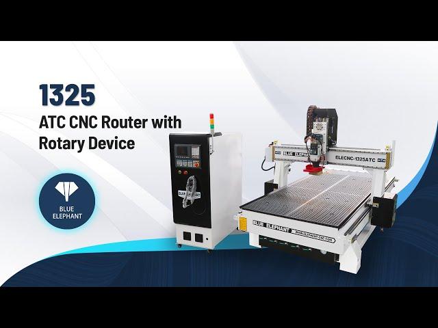 Latest Automatic CNC Machine 1325 ATC CNC Router with Rotary Device Sale in Vietnam VN at Best Price