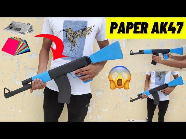 Origami Gun | How to Make a Paper AK47 Gun | Weapons DIY | Paper Ak47