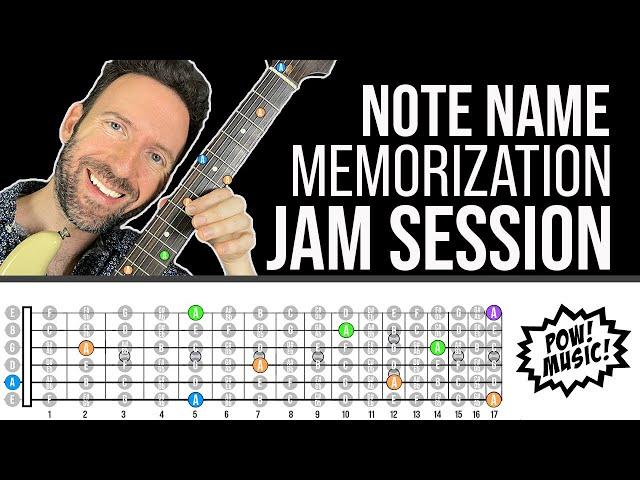 The FUN Way to Memorize the Fretboard Notes! (Guided CREATIVE Workout)