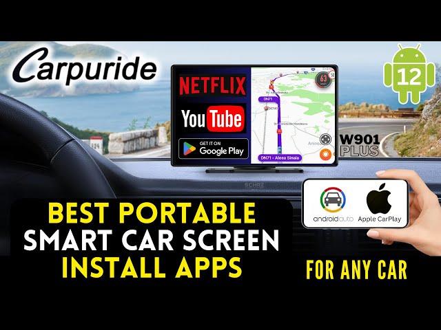 New Carpuride 9" Android Portable Car Screen W901 Plus -  FOR ANY CAR  ⫸ UNBOXING REVIEW