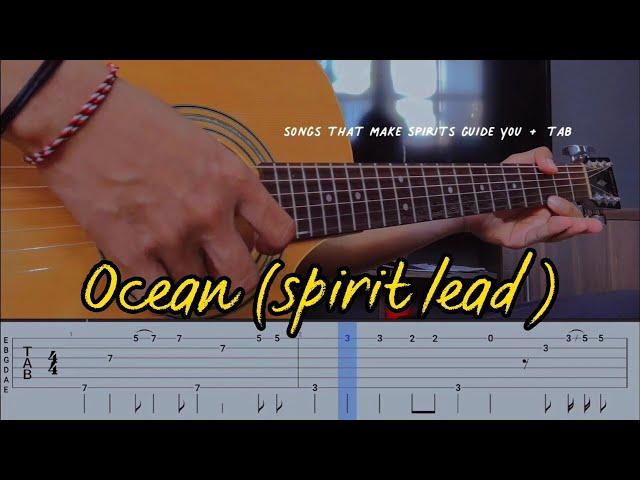 Ocean - Spirit Lead Fingerstyle Guitar Tutorial Tab + Chord