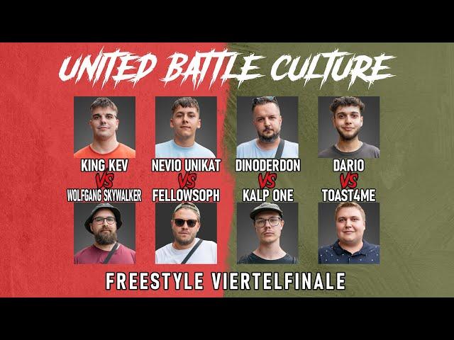 FREESTYLE VIERTELFINALE | KALP ONE, FELLOWSOPH, TOAST4ME, KING KEV uvm. | UBC | 01.08.24