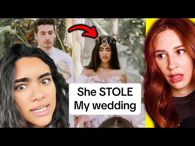 pull up a seat for this tiktok wedding drama - REACTION