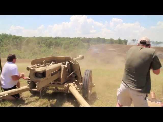 PAK 40  German 75mm anti tank gun.