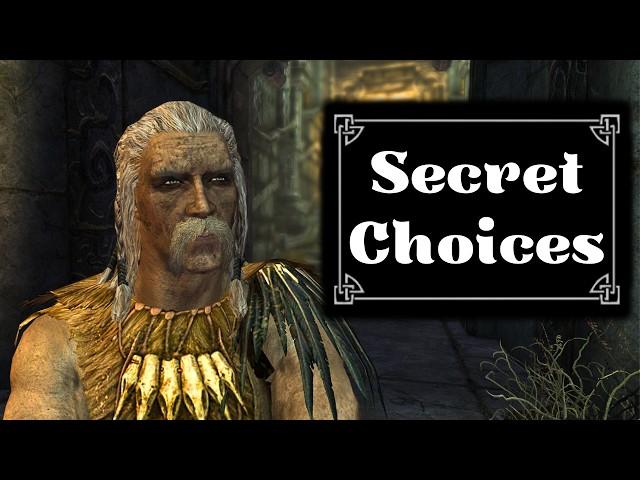 10 Secret Decisions you didn't know you could make in Skyrim