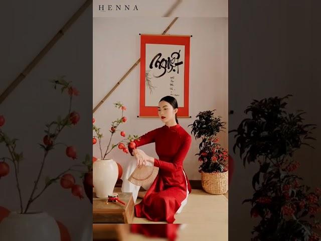 Cách tạo dáng áo dài phong cách quý phái p2  #hennastudio #aodaikinhbac #huongdantaodang #aodai