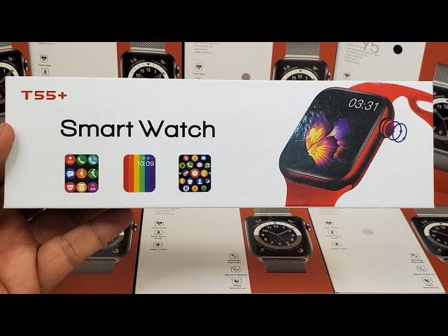 T55+ Smartwatch | T55plus Smartwatch | New T55 plus Smartwatch | T55plus Smart watch