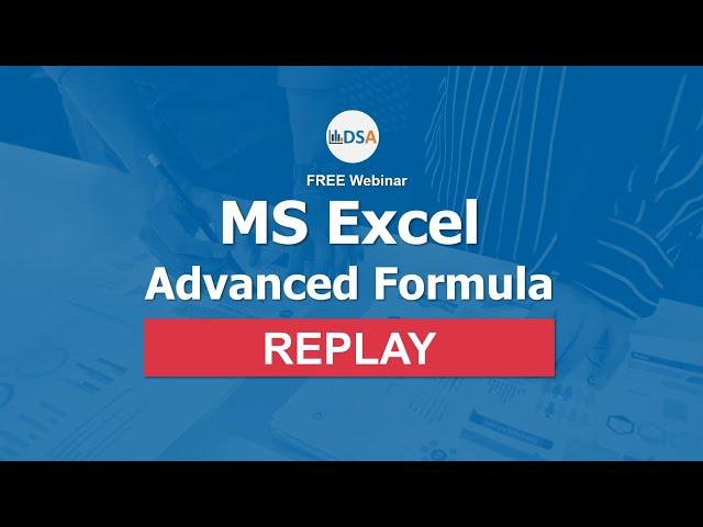 MS Excel Advanced Formula