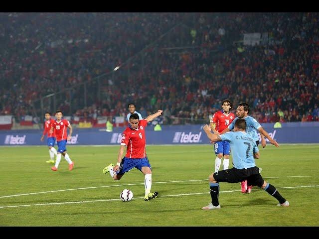 Chile 1 - 0 Uruguay - Gol de Mauricio Isla