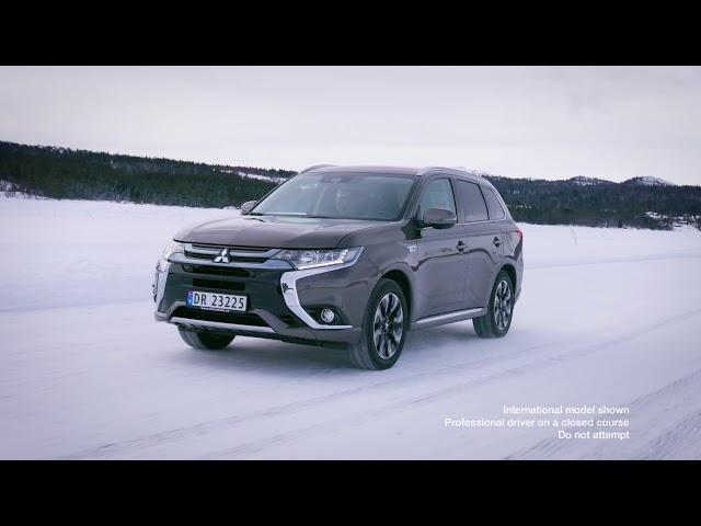 Mitsubishi Super All Wheel Control Demonstration featuring The Outlander PHEV