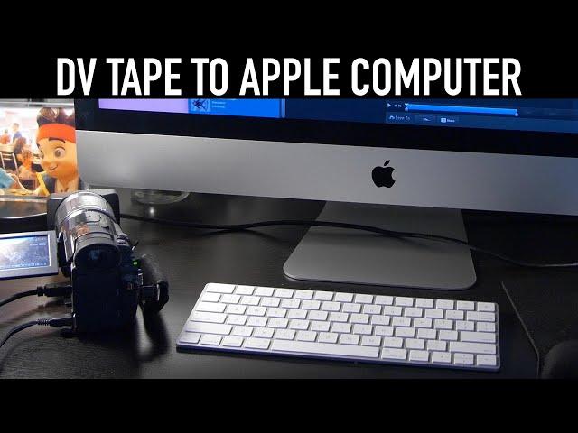 Import Mini DV, HDV or DVCAM Tapes to an Apple Computer