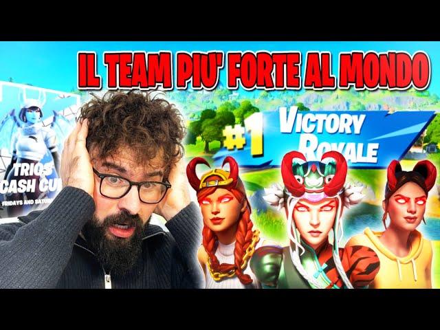 IL MIO TEAM DOMINA LA TRIO CASH CUP - PARTITE ASSURDE FORTNITE ITA