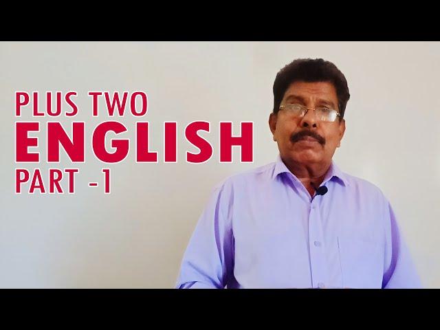 D'zair Varkala | Online Class | Plus Two English Part 1