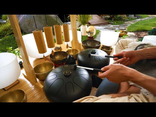 Total Calm Sound Bath Performance || Relaxing Meditation Music | Singing Bowls Spa Music