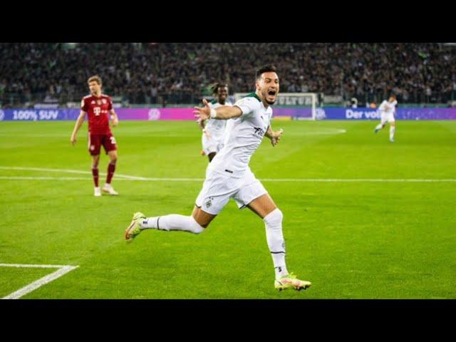 Ramy Bensebaini Goal Vs Bayern Munich | Monchengladbach Vs Bayern Munich | 2-0 |