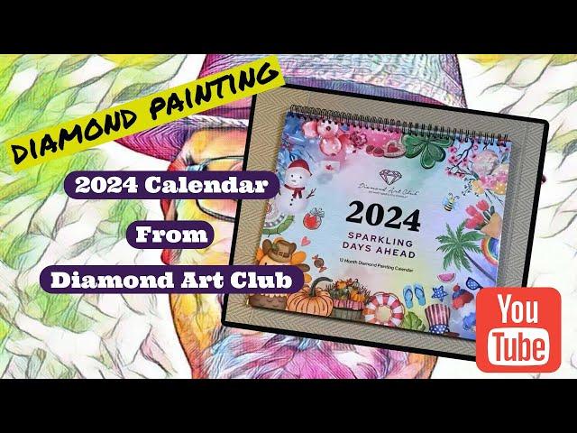 Diamond Painting - Unboxing The 2024 Calendar From Diamond Art Club!