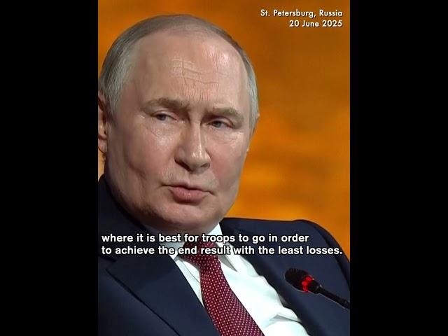 Putin on Ukraine: 'wherever a Russian soldier sets foot, that's ours'