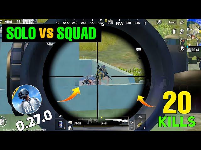 20 KILLS  PUBG LITE NEW UPDATE 0.27.0 BACK TO BACK RUSH GAMEPLAY - PUBG LITE BGMI LITE