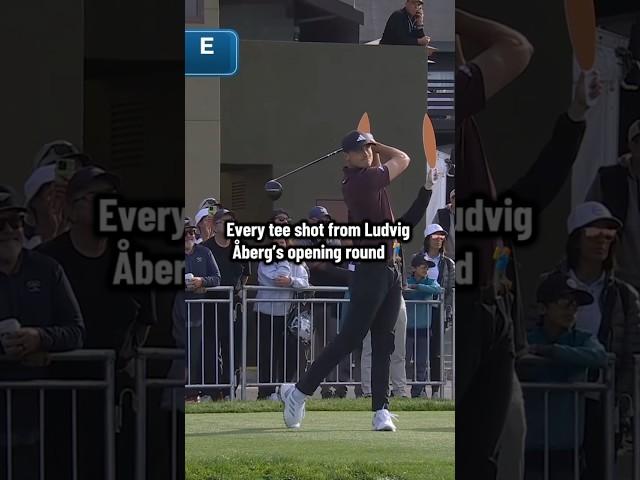 Impressive 9-under 6️⃣3️⃣ for Ludvig Åberg 