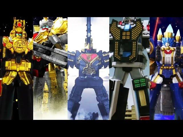 All Super Sentai Carrier Mecha Robo Transformation & Finisher (Turboranger-KingOhger)